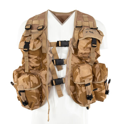 British Tactical Vest w/ Built-in Pouches | One Size | Issued